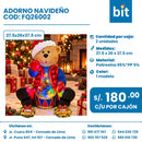 DECORACIONES DE NAVIDAD COD: FQ26002 CJN X 2 UNID