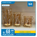 C01 - COD JX-071-1-2-3 - ADORNO DE VIDRIO