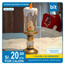 ADORNO NAVIDEÑO DE PLASTICO COD: XC-001 -- CJN  24 UNDS