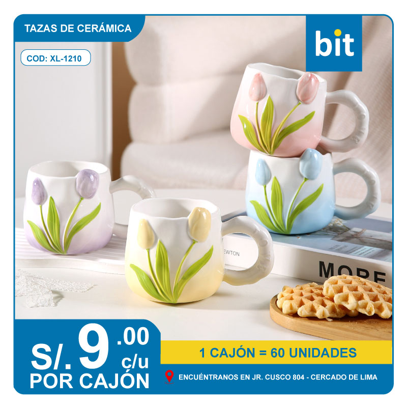 C03 TAZA DE CERÁMICA / COD: XL-1210 CJN 60 UNDS