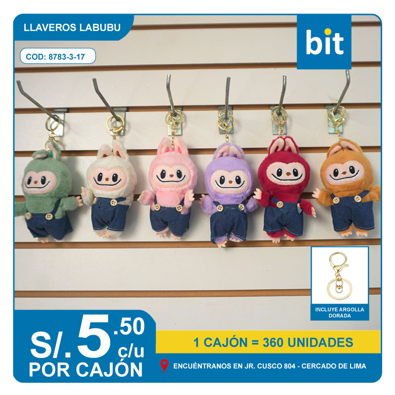 C03 LLAVERO LABUBU / COD:8783-3-17 CJN 360 UND
