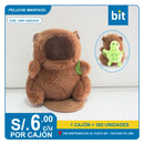 📦  CAPIBARA IMANTADO COD: 1384-1229-8101 - CJN X 360 UNDS (TAMAÑO LLAVERO CAPIBARA)