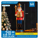 C02 ADORNO NAVIDEÑO DE RESINA / COD: WDL-25009- CJN 4 UNDS