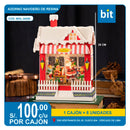 C02 ADORNO NAVIDEÑO DE RESINA / COD: WDL-24058- CJN 8 UNDS
