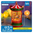 C02 ADORNO NAVIDEÑO DE RESINA / COD: WDL-23026- CJN 6 UNDS