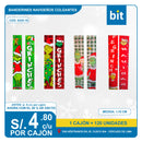 C02 COLGANTE BANDERÍN NAVIDEÑO / COD: 6325-19 CJN 120 UNDS