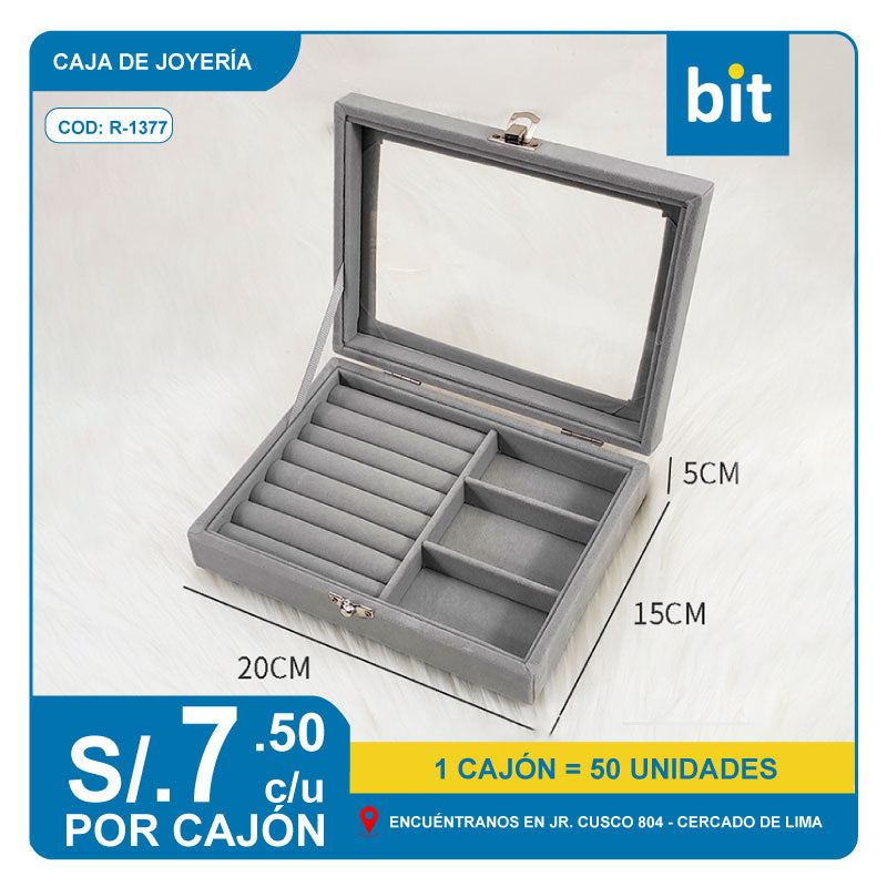 C03 CAJA DE JOYERÍA / COD: R-1377 CJN 50 UNDS