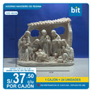 C03 ADORNO NAVIDEÑO DE RESINA/ COD: W2158 - CJN 24 UNDS