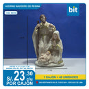 C03 ADORNO NAVIDEÑO DE RESINA/ COD: W2162 - CJN 48 UNDS