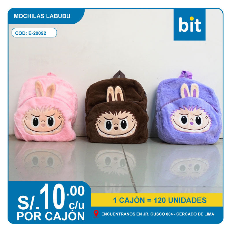 C03 MOCHILAS LABUBU / COD: E-20092 CJN 120 UNDS