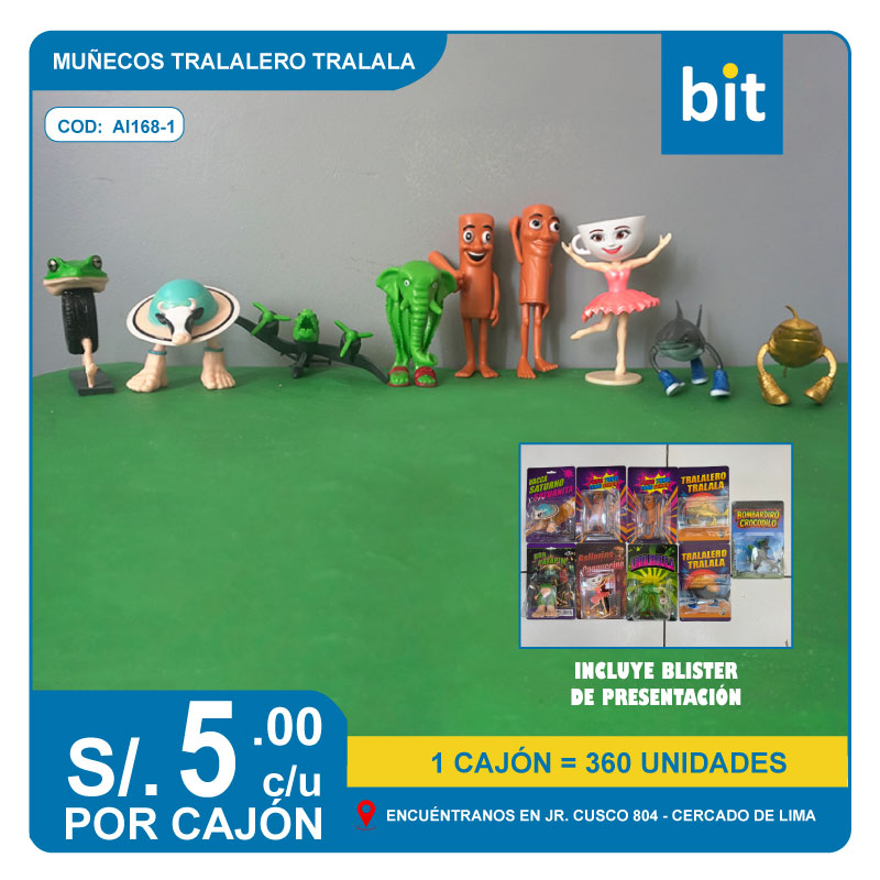 C02 MUÑECO DE PLÁSTICO / COD: AI168-1 - CJN 360 UNDS