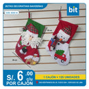 C02 BOTAS DECORATIVAS NAVIDEÑAS / COD:6325-14 CJN 120 UNDS