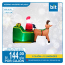 C03  ADORNO NAVIDEÑO INFLABLE DE 2.1M X  1.3M/ COD: Q1-24- CJN 12 UNDS