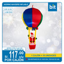 C03  ADORNO NAVIDEÑO INFLABLE DE 1.8M  / COD: Q1-06 - CJN 18 UNDS