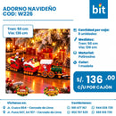 ADORNO NAVIDEÑO COD:	 W226 CJN X 8 UNID
