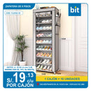 C03 ZAPATERA DE 9 PISOS / COD: YL8102-10 - CJN 16 UNDS