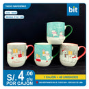C03 TAZA NAVIDEÑA DE 9*10.7 CMS/ COD 9084B- CJN 48 UNDS