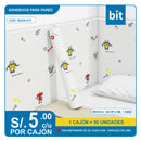 C03 ADHESIVO DE PARED TAMAÑO:  50CM*2.8M,  1.5MM/ COD: 36325-A17 CJN 50 UNDS