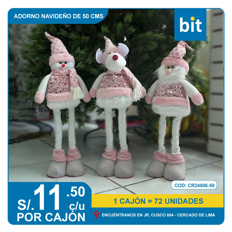 C03 ADORNO NAVIDEÑO DE 50 CMS  / COD: CR24006-50 - CJN 72 UNDS