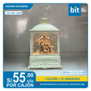 C03 ADORNO NAVIDEÑO TIPO CANDELABRO TAMAÑO: 13.7*8.5*21/ COD: WDL-24008C- CJN 12 UNDS