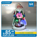 C03 ADORNO VILLA NAVIDEÑA MEDIDA :17*15*30.5 / CODFQ22141 CJN 12 UND