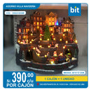 C03 ADORNO VILLA NAVIDEÑA MEDIDA : 46*41*37.5CM/ COD: 23043/18ASM CJN 1 UND