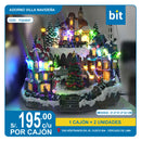 C03 ADORNO VILLA NAVIDEÑA MEDIDA :31.5*31.5*32/ COD : FQ24047 CJN 2 UNDS