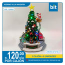 C03 ADORNO VILLA NAVIDEÑA MEDIDA : 22*22*26.5/ COD :FQ23031 CJN 8 UND