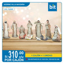 C03 ADORNO VILLA NAVIDEÑA MEDIDA :15.5*15.5*40/ COD : FQ25087 CJN 1 UNDS