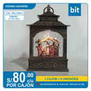 C03 ADORNO NAVIDEÑO TIPO CANDELABRO TAMAÑO: 17.7*9.1*25.3 / COD:WDL-24007C- CJN 8 UNDS