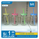 C03 VASO DE VIDRIO DE 400 ML  / COD:1841- CJN 48 UNDS