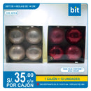 C03 14cm-SET DE 4 BOLAS/ COD:6279-6- CJN 12 UNDS