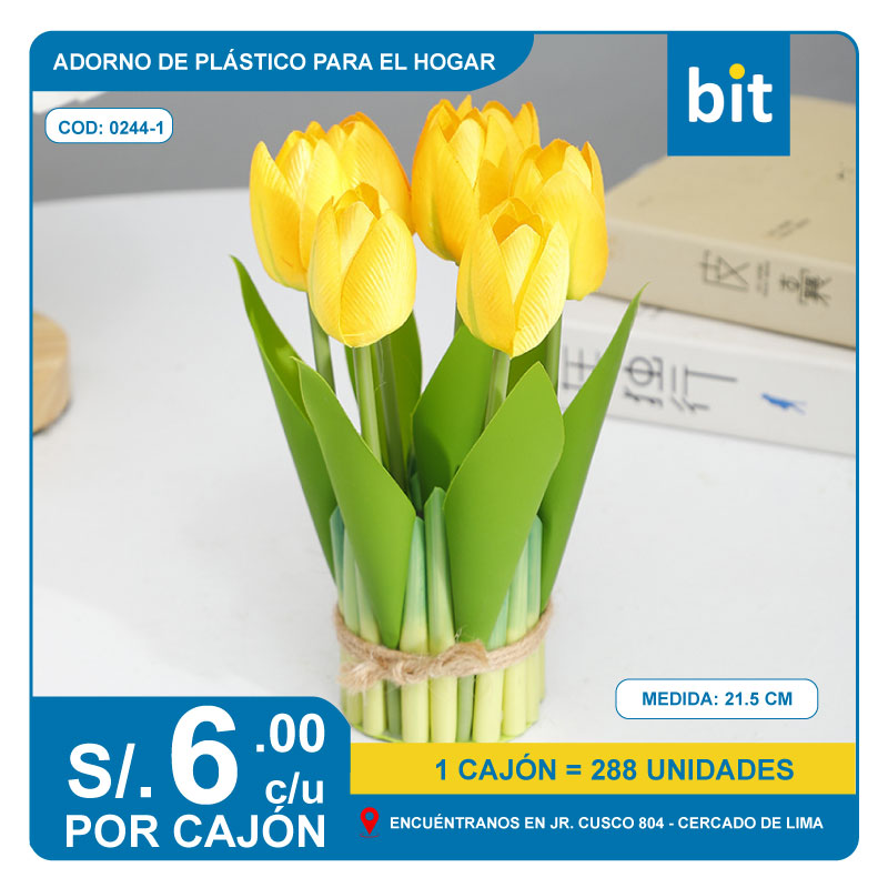 C03 ADORNO DE PLÁSTICO PARA EL HOGAR / COD: 0244-1 - CJN 288 UNDS