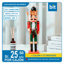 CASCANUEZ NAVIDE?O DE MDF COD: C012408-TG3825 - CJN  12 UNDS