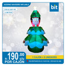 C03  ADORNO NAVIDEÑO INFLABLE DE 1.9M  / COD: Q1-2407-190 - CJN 8 UNDS