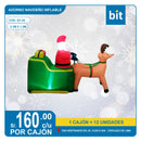 C03  ADORNO NAVIDEÑO INFLABLE DE 2.1M X  1.3M/ COD: Q1-24- CJN 12 UNDS