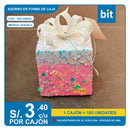 C03 ADORNO ARBOL NAVIDENO / CAJA  DE REGALO 10x8x8cm  / COD: HS8-256828- CJN 180 UNDS