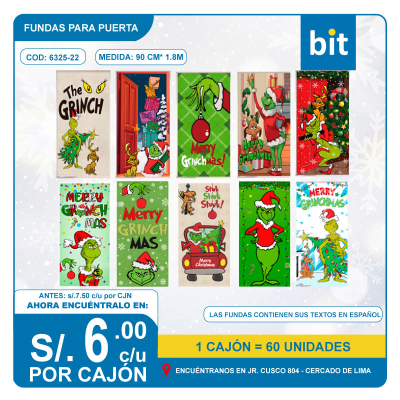 C03 FUNDA DE PUERTA 90CMS*1.8M / COD: 6325-22- CJN 60 UNDS