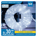 C03 MANGUERA LUMINOSA 20M Y 3 CABLES COLOR BLANCO/ COD: 19467-29- CJN 10 UNDS