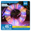 C03 MANGUERA LUMINOSA 30M Y 3 CABLES COLOR MULTICOLOR/ COD: 19467-34- CJN 10 UNDS
