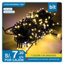 C03 LUCES NAVIDEÑAS 200 L - COLOR CÁLIDO  / COD: 19467-1- CJN 50 UNDS