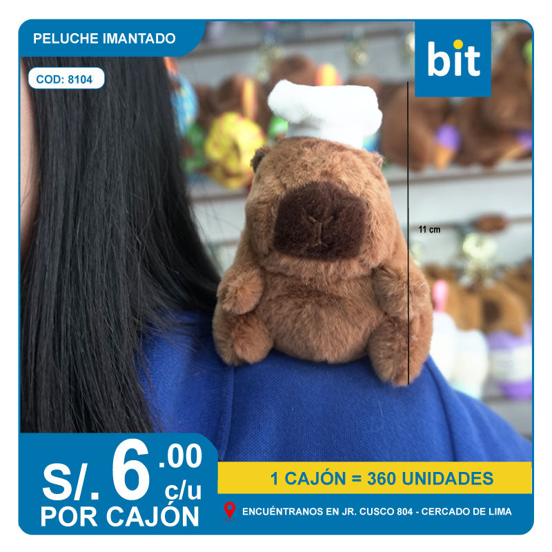 📦 CAPIBARA IMANTADO COD: 8104 - CJN X 360 UNDS