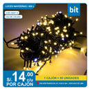 C03 LUCES NAVIDEÑAS 400 L - COLOR CÁLIDO/ COD: 19467-5- CJN 50 UNDS