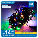 C03 LUCES NAVIDEÑAS 400 L - COLOR MULTICOLOR/ COD: 19467-6- CJN 50 UNDS