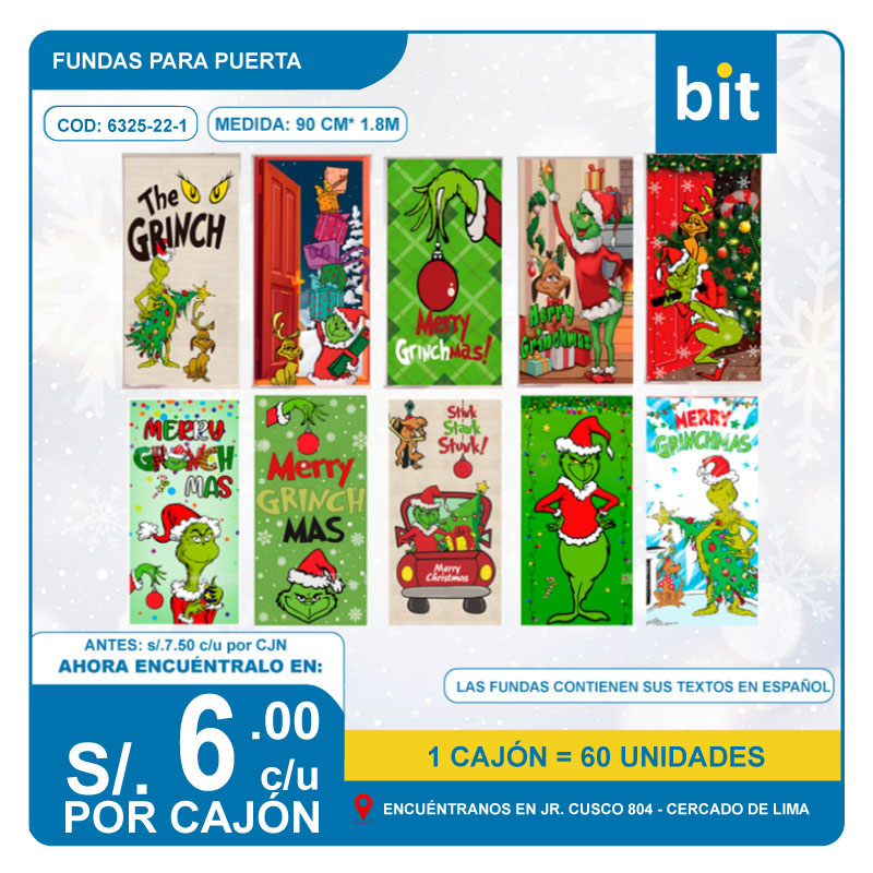 C03 FUNDA DE PUERTA 90CMS*1.8M / COD: 6325-22-1- CJN 60 UNDS