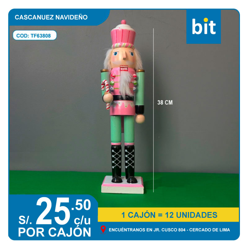 CASCANUEZ NAVIDE?O DE MDF COD: TF63808 -- CJN  12 UNDS