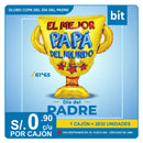 C02-GLOBO COPA EL MEJOR PAPÁ DEL MUNDO - VENTA POR CAJÓN