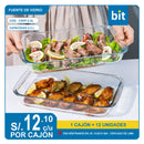 C03 FUENTE DE VIDRIO 2.2L / COD: CXKP-2.2L- CJN 12 UNDS