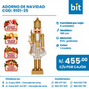 C01 ADORNO DE NAVIDAD COD: 9101-25 CJN 1 UND