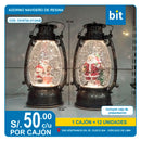 ADORNO NAVIDEÑO DE RESINA COD: WDL-2112A/B -- CJN  12 UNDS